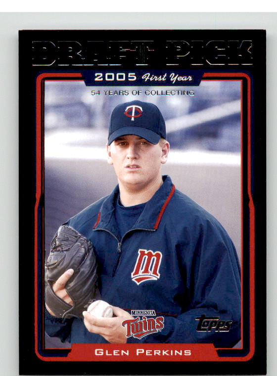 Glen Perkins FY Rookie Card 2005 Topps Black #672 Image 1