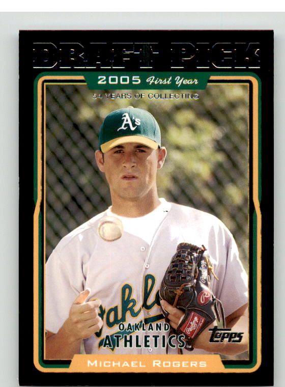 Michael Rogers FY Card 2005 Topps Black #673 Image 1