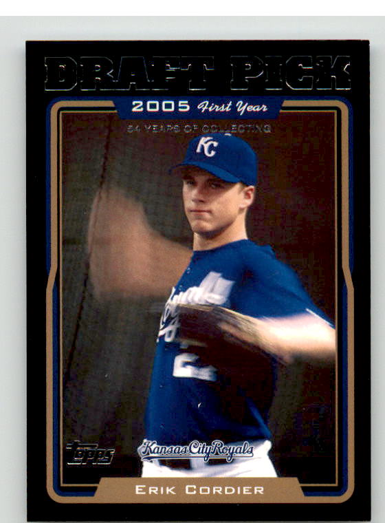 Erik Cordier FY Card 2005 Topps Black #675 Image 1