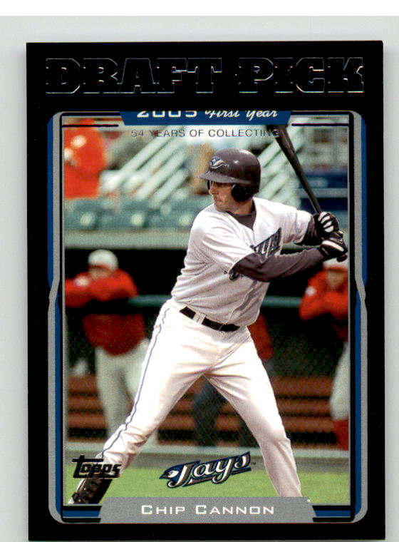 Chip Cannon FY Card 2005 Topps Black #684 Image 1