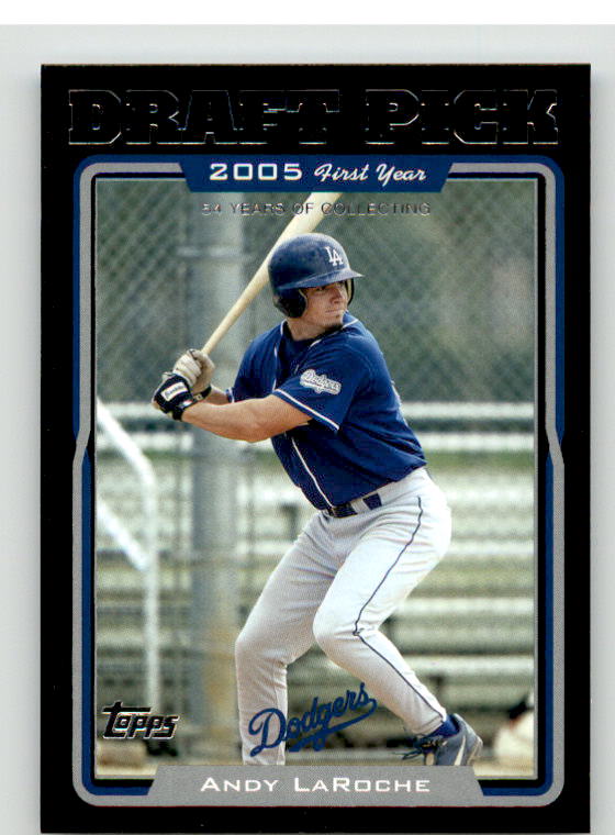 Andy LaRoche FY Rookie Card 2005 Topps Black #687 Image 1