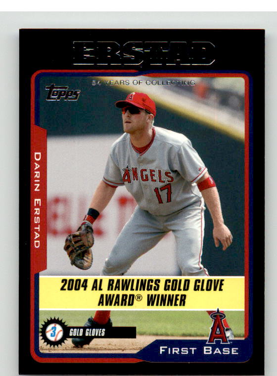 Darin Erstad GG Card 2005 Topps Black #697 Image 1