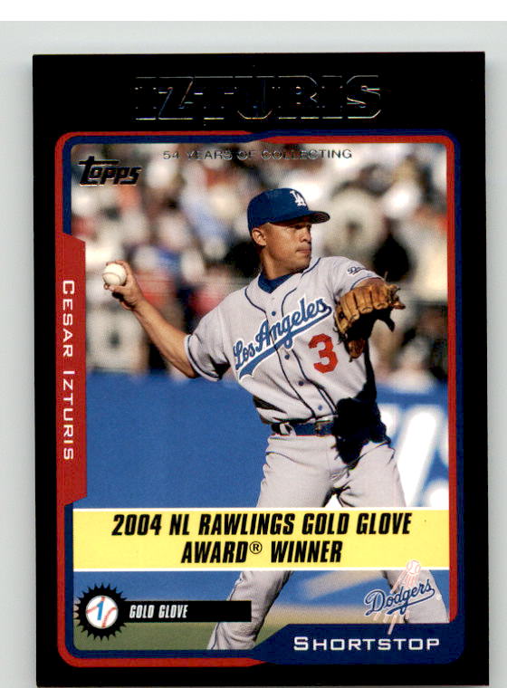 Cesar Izturis GG Card 2005 Topps Black #709 Image 1