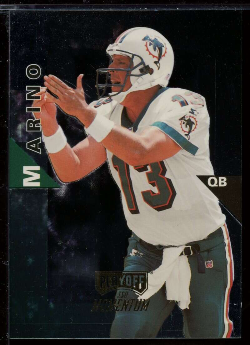 Dan Marino Card 1998 Playoff Momentum Hobby #121 Image 1