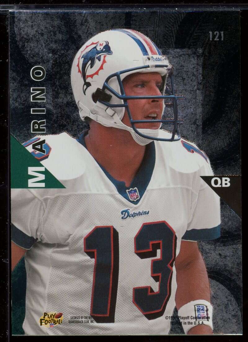 Dan Marino Card 1998 Playoff Momentum Hobby #121 Image 2