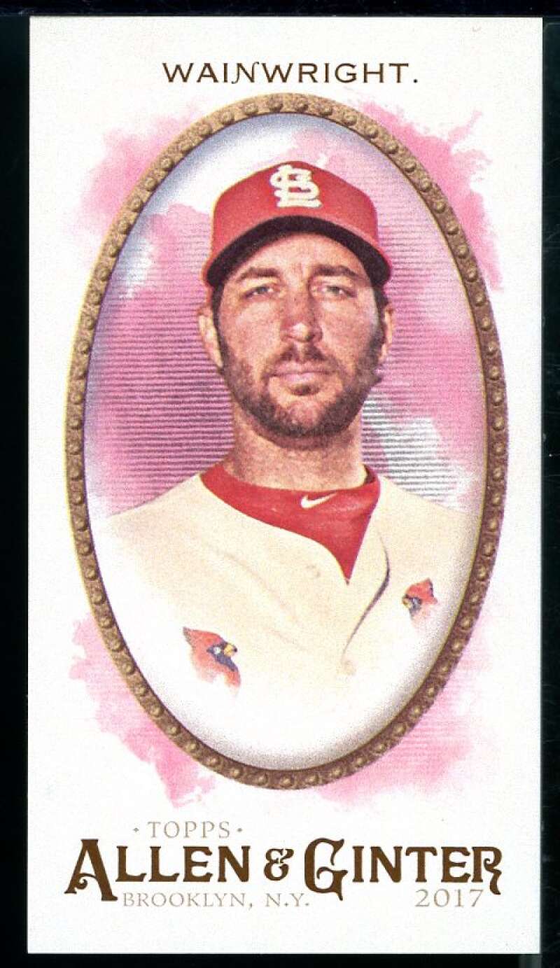 Adam Wainwright Card 2017 Topps Allen and Ginter Mini Brooklyn Back #316 Image 1