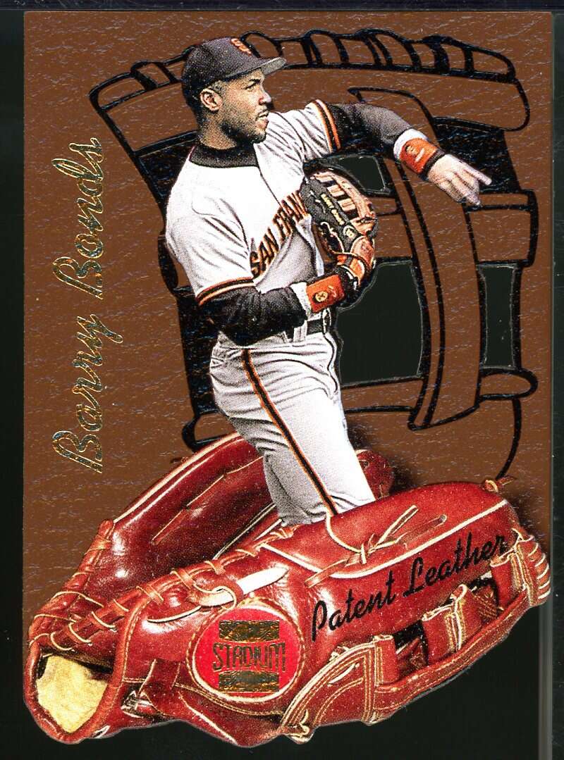 Barry Bonds Card 1997 Stadium Club Patent Leather #PL3 Image 1