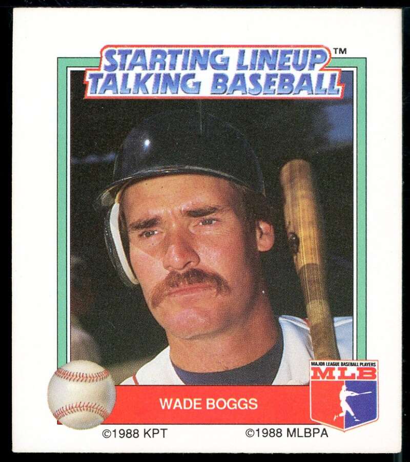 Wade Boggs Card 1988 Starting Lineup All-Stars #3 Image 1