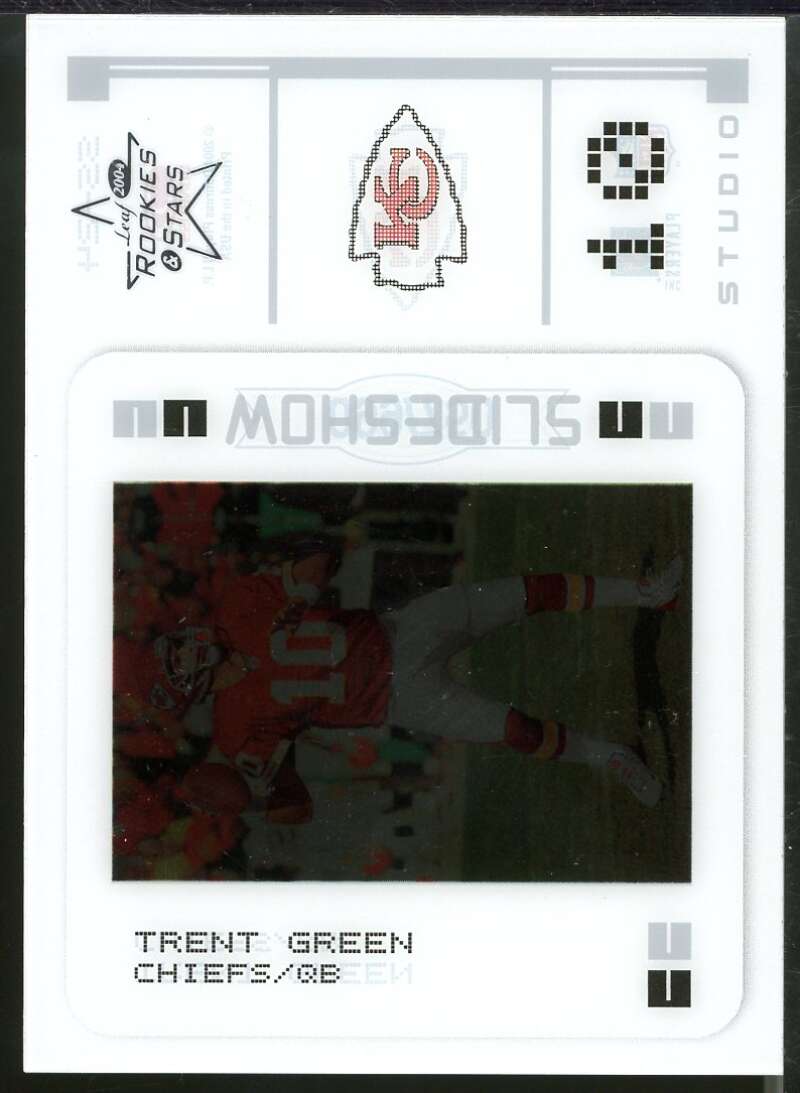 Trent Green Card 2004 Leaf Rookies and Stars Slideshow Silver Studio #SS24 Image 1
