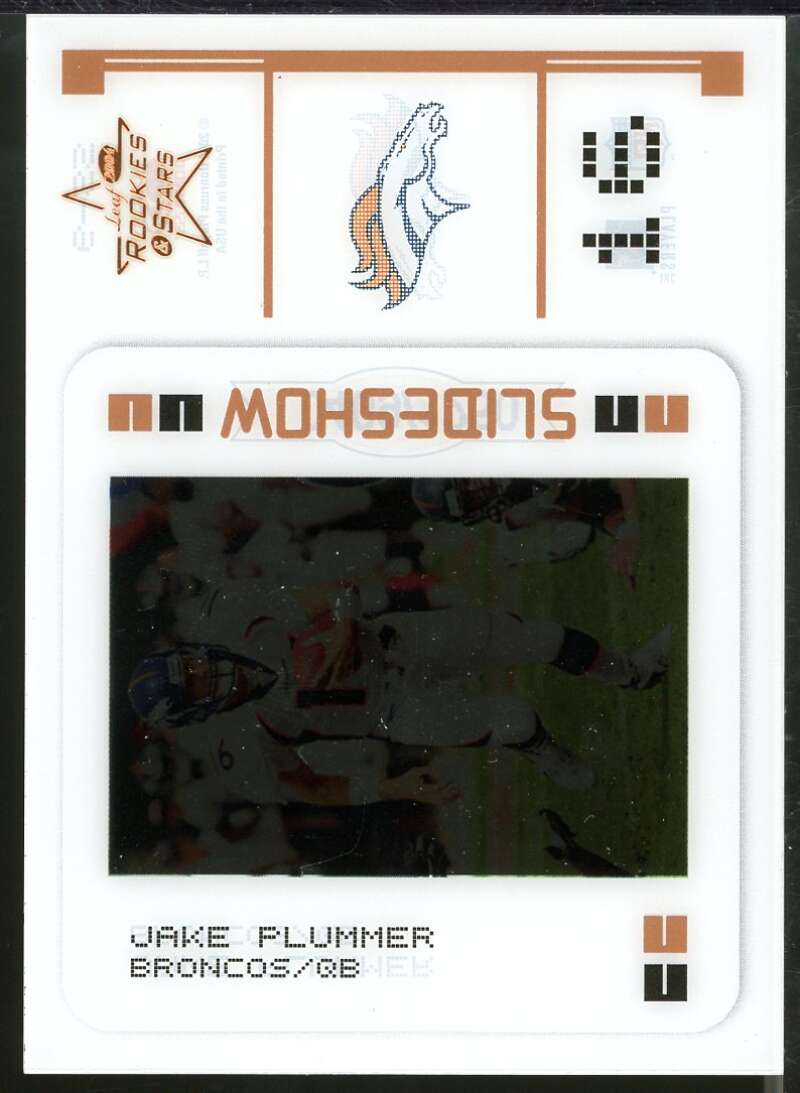 Jake Plummer Card 2004 Leaf Rookies and Stars Slideshow Bronze #SS9 Image 1