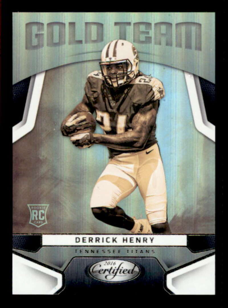 Derrick Henry Rookie Card 2016 Certified Gold Team #12 Image 1