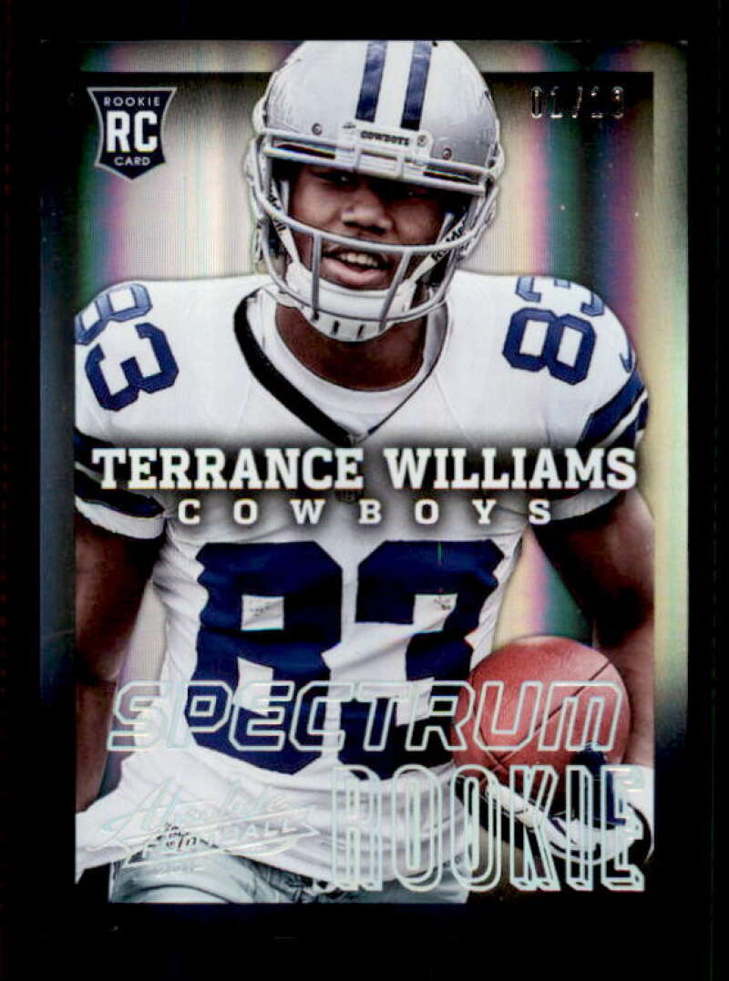 Terrance Williams Rookie Card 2013 Absolute Spectrum Platinum #190A Image 1