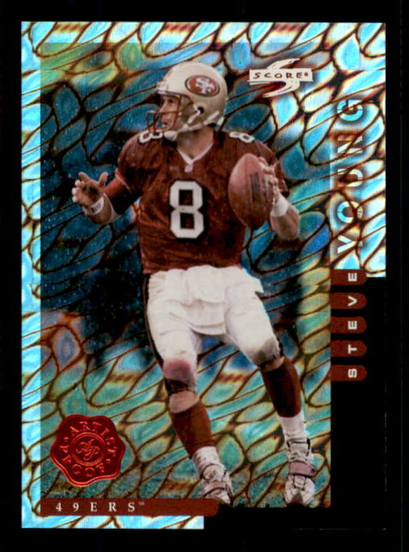 Steve Young Card 1998 Score Showcase Artist's Proofs #PP84 Image 1