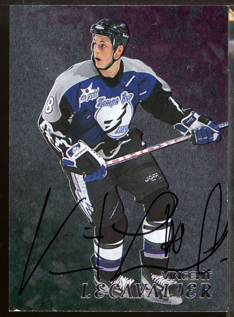 Vincent Lecavalier Card 1998-99 Be A Player Autographs #279 Image 1