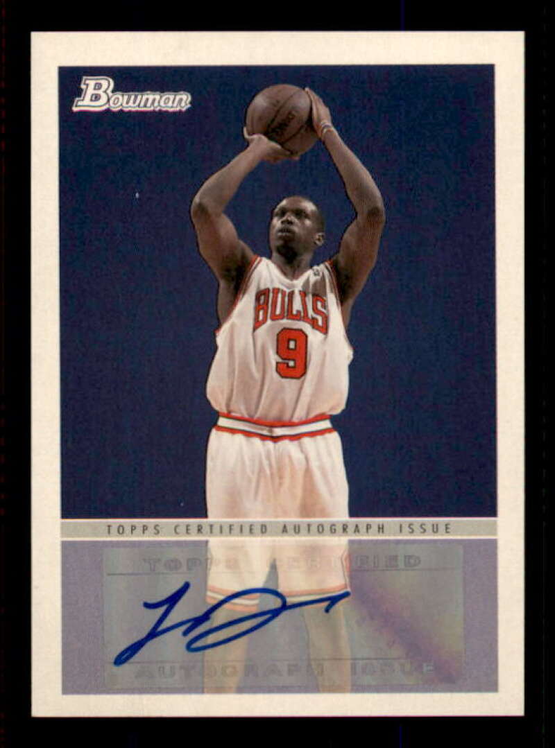 Luol Deng Card 2009-10 Bowman 48 Autographs #48ALD Image 1