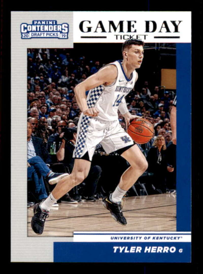 Tyler Herro Rookie 2019-20 Panini Contenders Draft Picks Game Day Tickets #19 Image 1