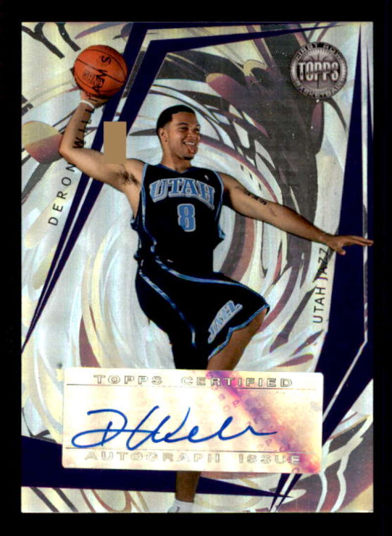 Deron Williams Rookie Card 2005-06 Topps First Row Signature Dunk #DWI Image 1