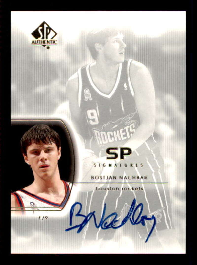 Bostjan Nachbar Card 2002-03 SP Authentic SP Signatures #BN Image 1