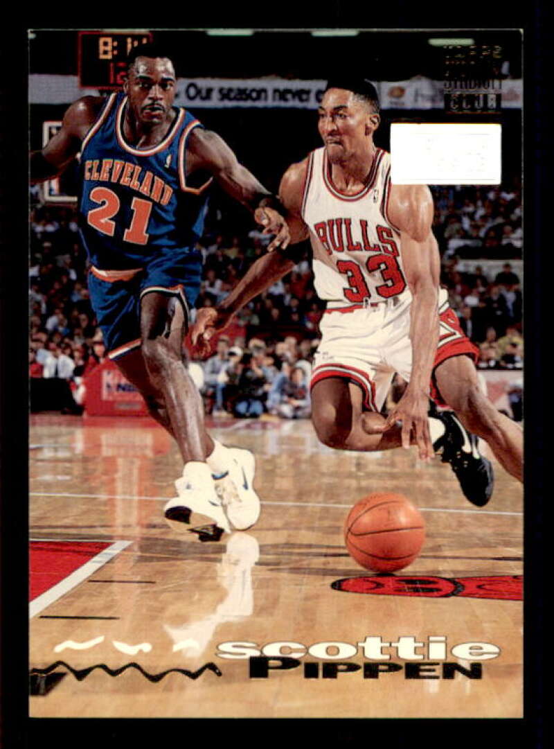 Scottie Pippen Card 1993-94 Stadium Club First Day Issue #300 Image 1