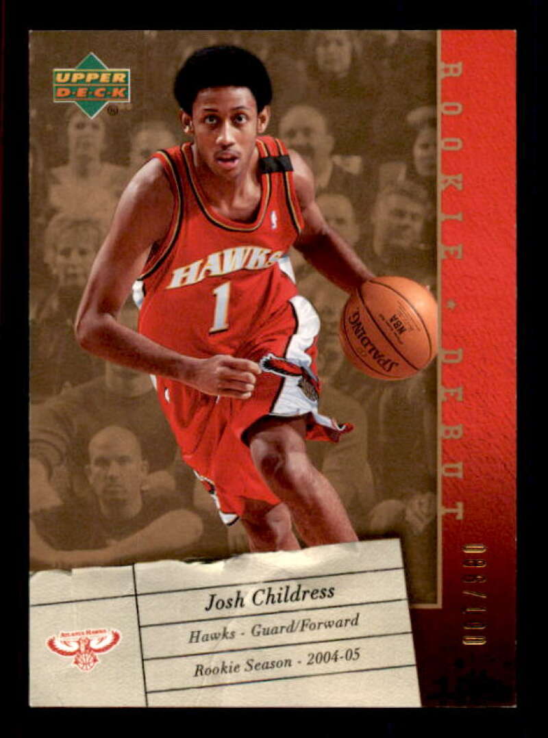 Josh Childress Card 2006-07 Upper Deck Rookie Debut Bronze #1 Image 1