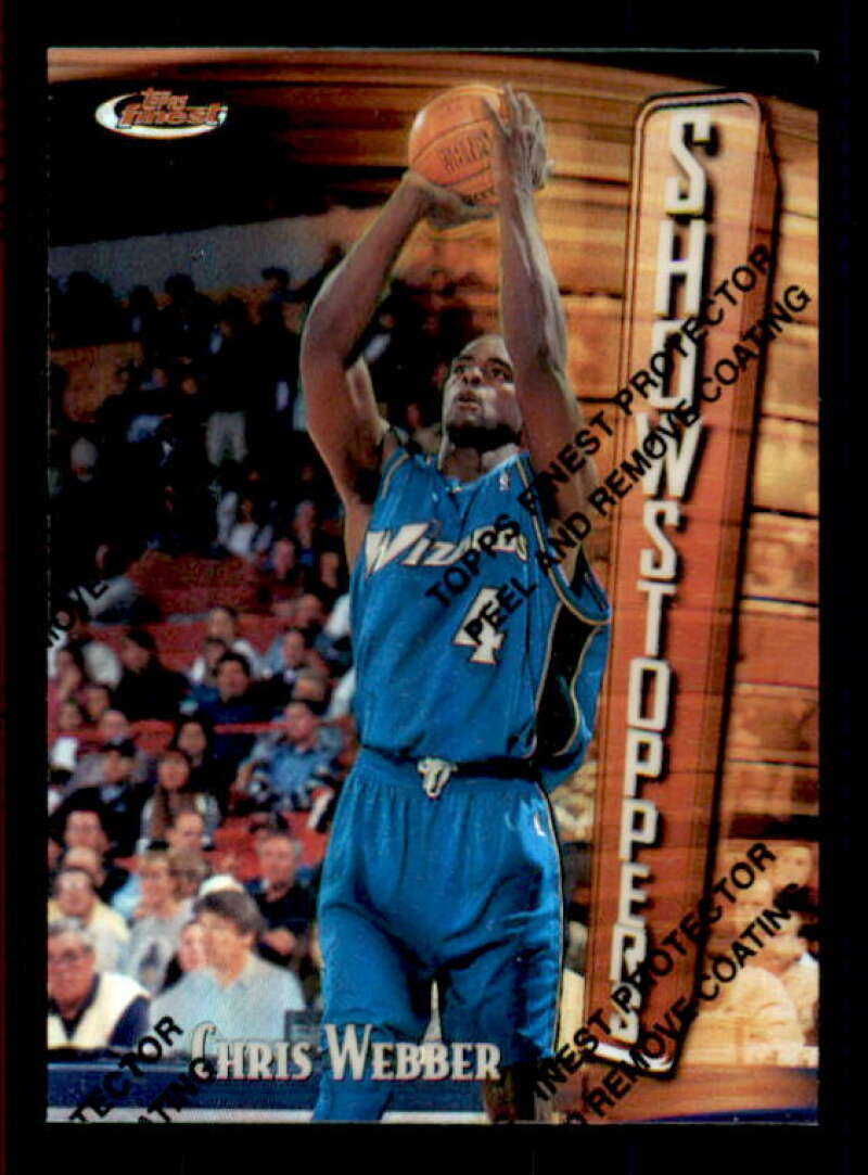 Chris Webber B Card 1997-98 Finest Refractors #259 Image 1