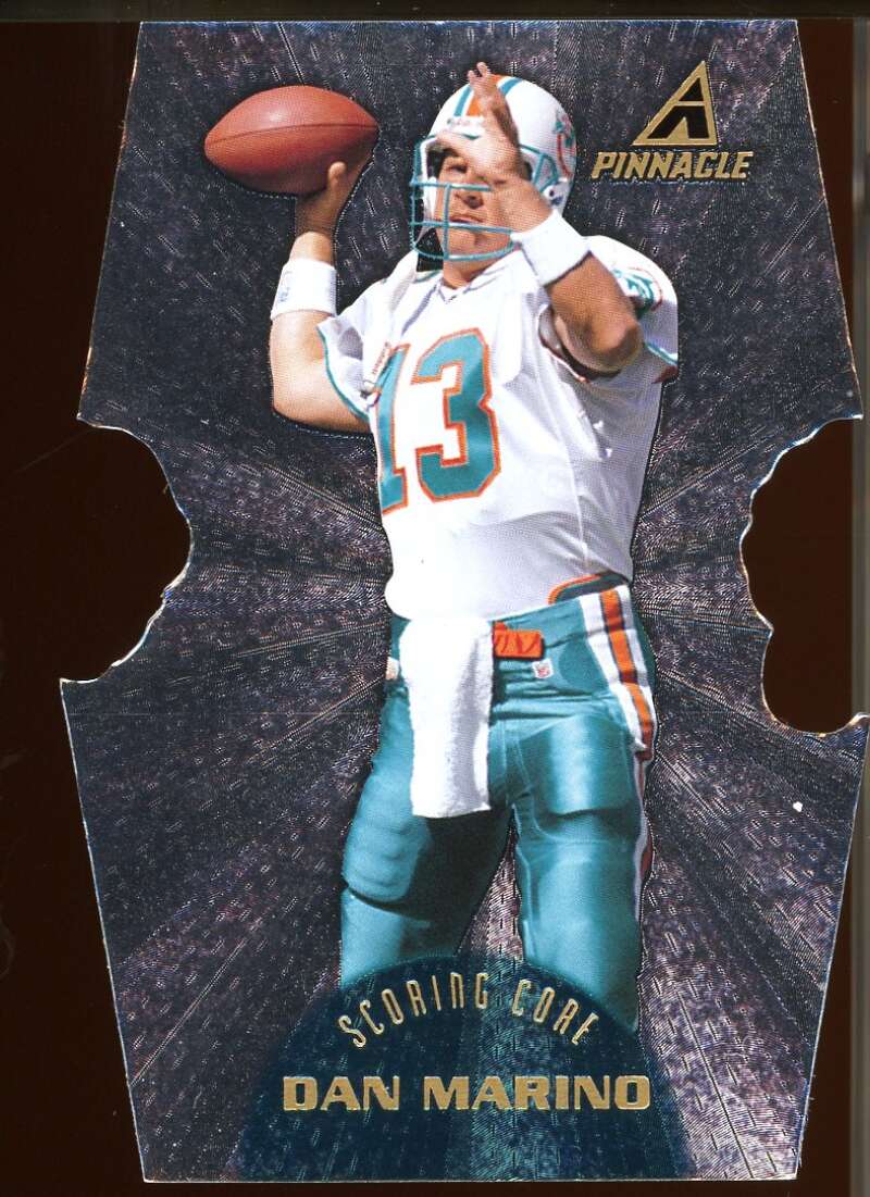 Dan Marino Card 1997 Pinnacle Scoring Core #14 Image 1