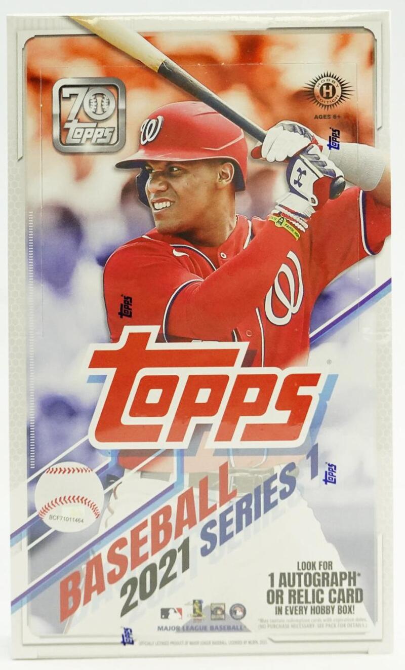2021 Topps Series 1 Baseball Hobby Box Image 1