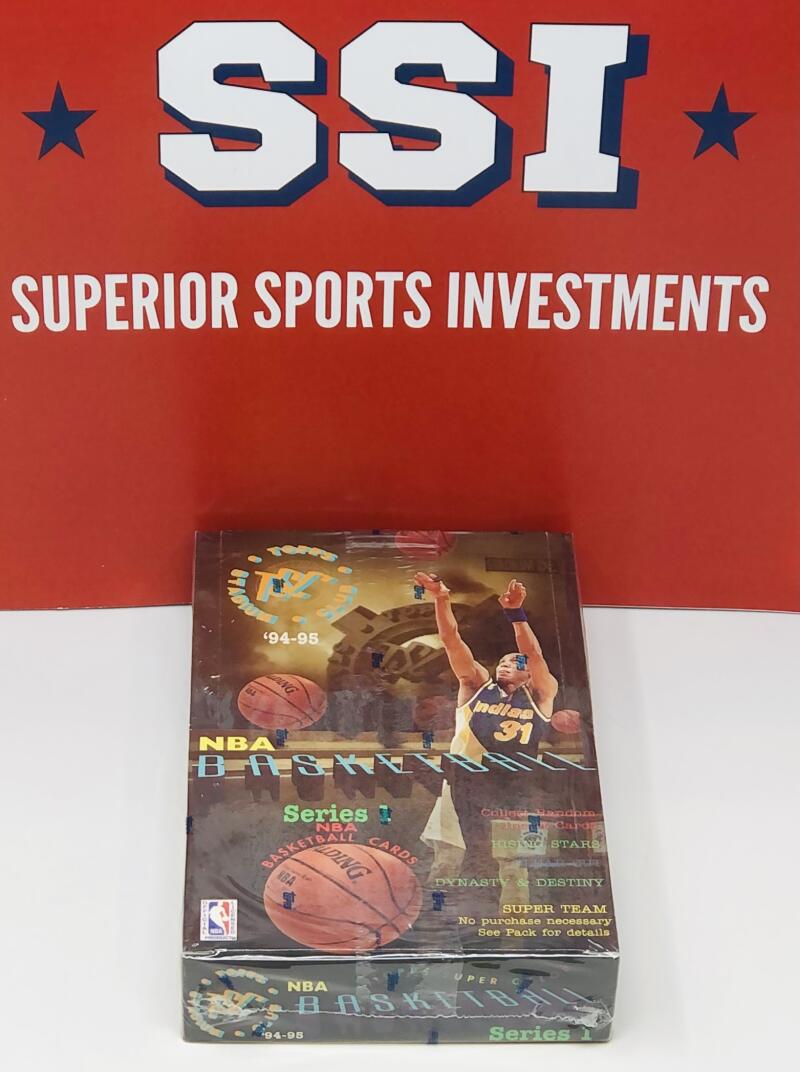 1994-95 Topps Stadium Club Series 1 Basketball Box Image 1