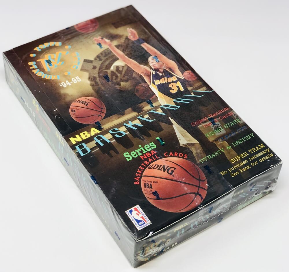 1994-95 Topps Stadium Club Series 1 Basketball Box Image 3