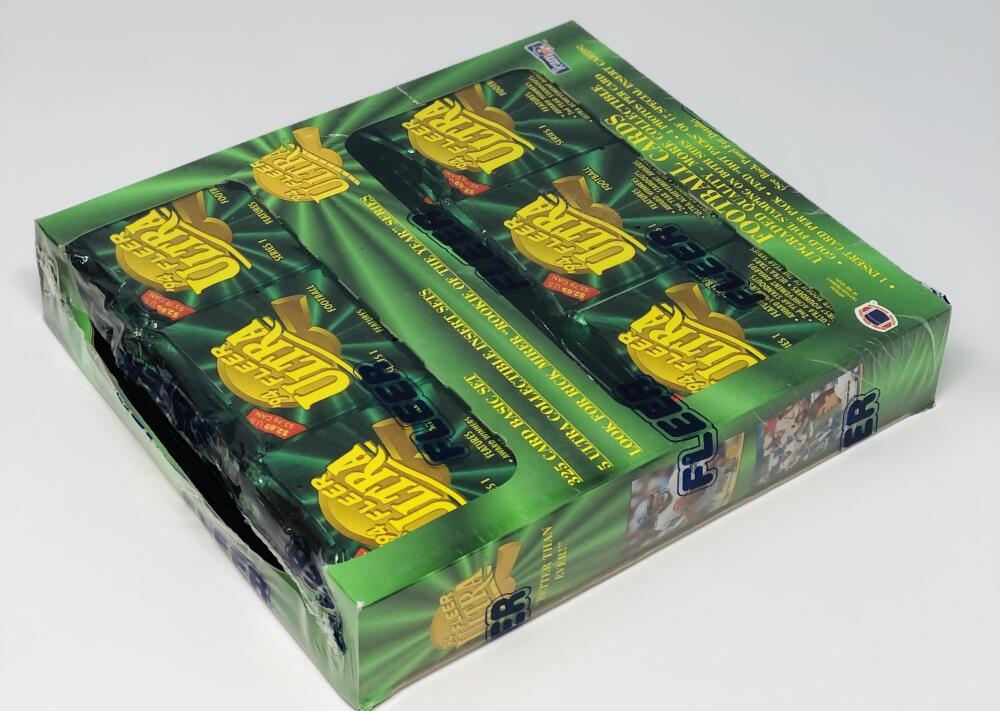 1994 Fleer Ultra Series 1 Football Jumbo Pack Box Image 2