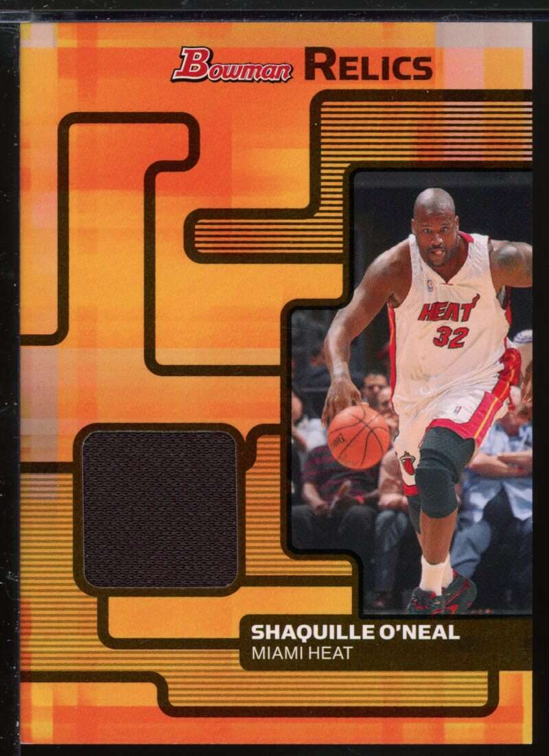 Shaquille O'Neal Card 2007-08 Bowman Relics #SO Image 1