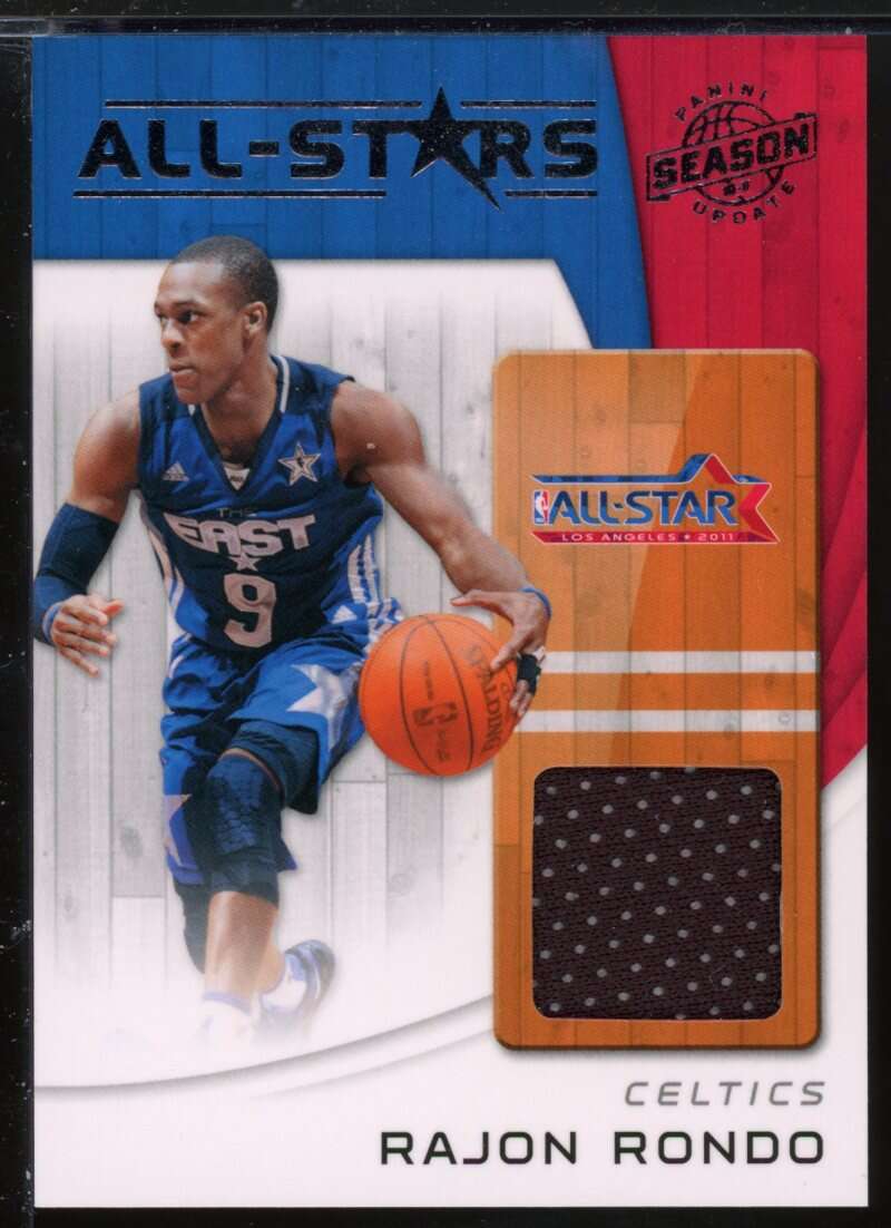 Rajon Rondo Card 2010-11 Panini Season Update All-Stars Materials #20 Image 1