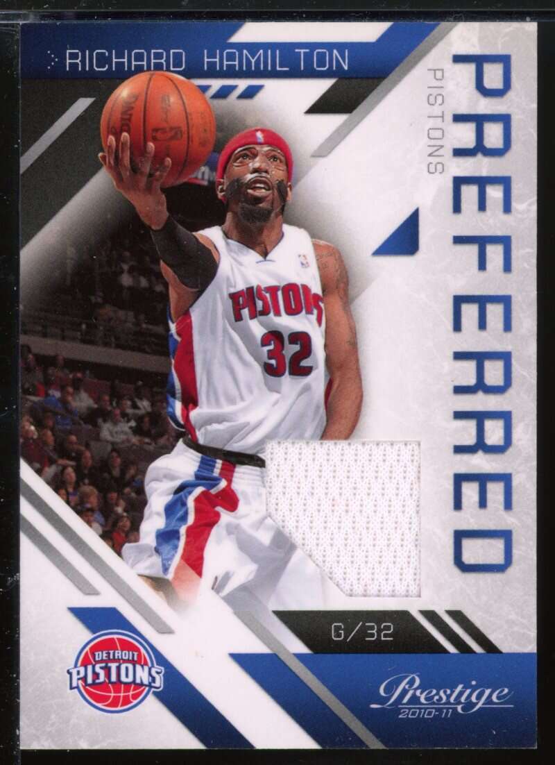 Richard Hamilton Card 2010-11 Prestige Preferred Materials #6 /249 Image 1