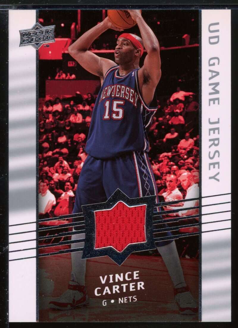 Vince Carter Card 2008-09 Upper Deck Game Jerseys #GAVC Image 1