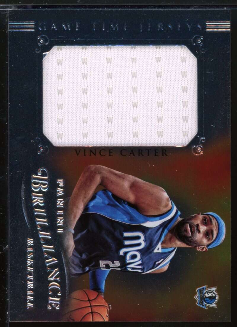 Vince Carter Card 2012-13 Panini Brilliance Game Time Jerseys #71 Image 1