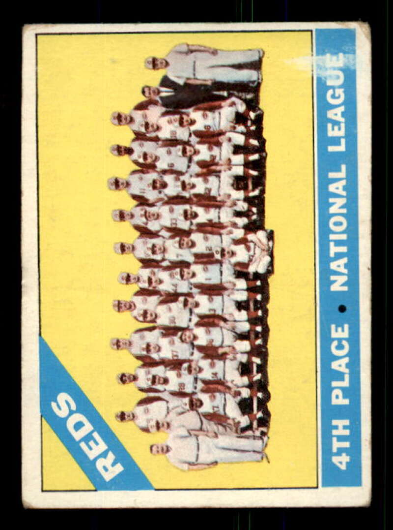 Cincinnati Reds TC Card 1966 Topps #59 Image 1