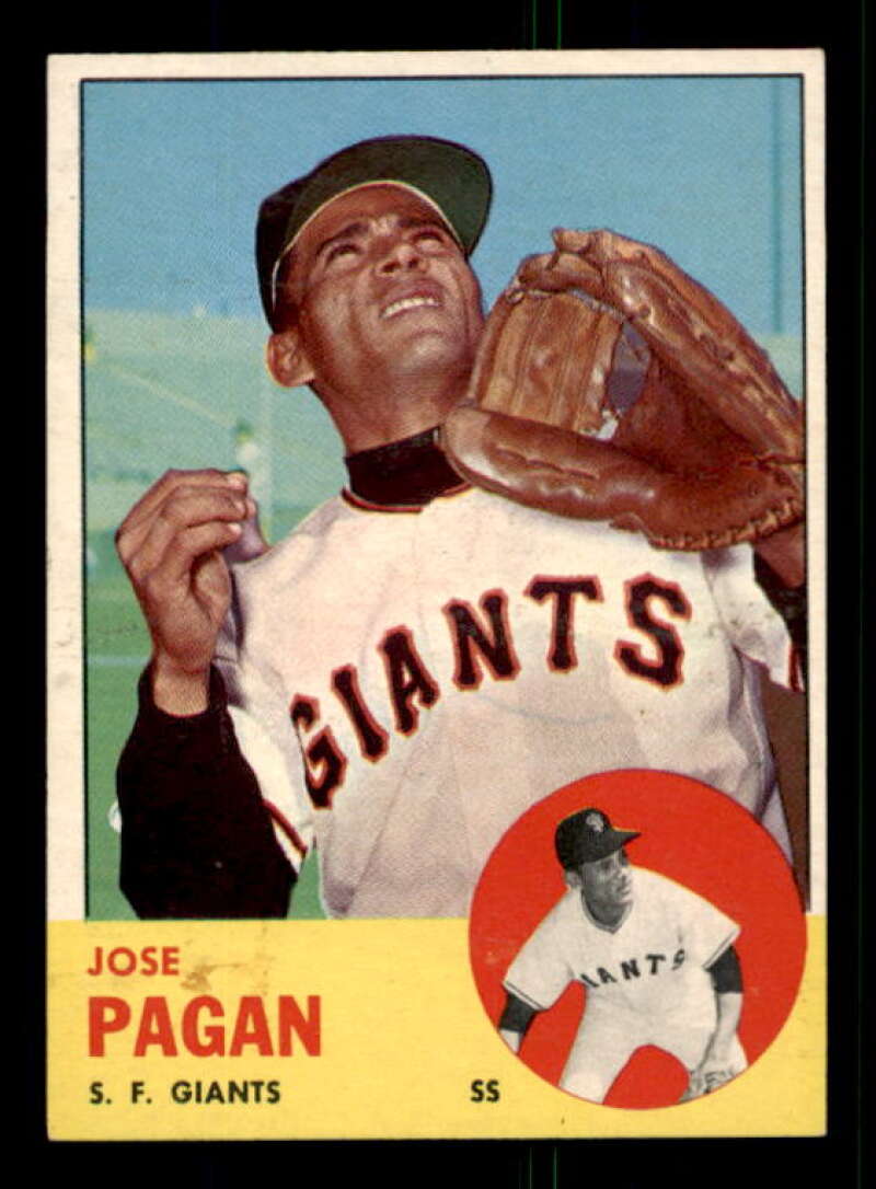 Jose Pagan Card 1963 Topps #545 Image 1