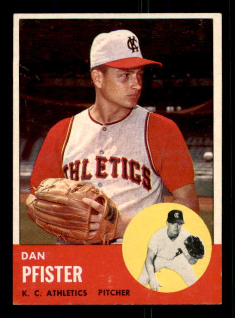 Dan Pfister Card 1963 Topps #521 Image 1