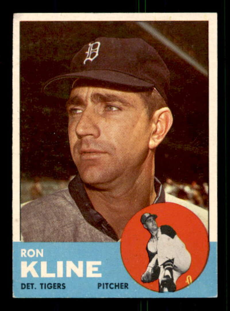 Ron Kline Card 1963 Topps #84 Image 1