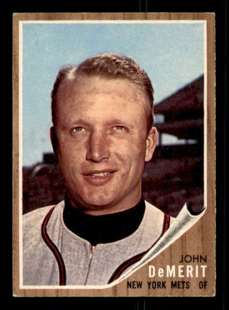 John DeMerit Card 1962 Topps #4 Image 1