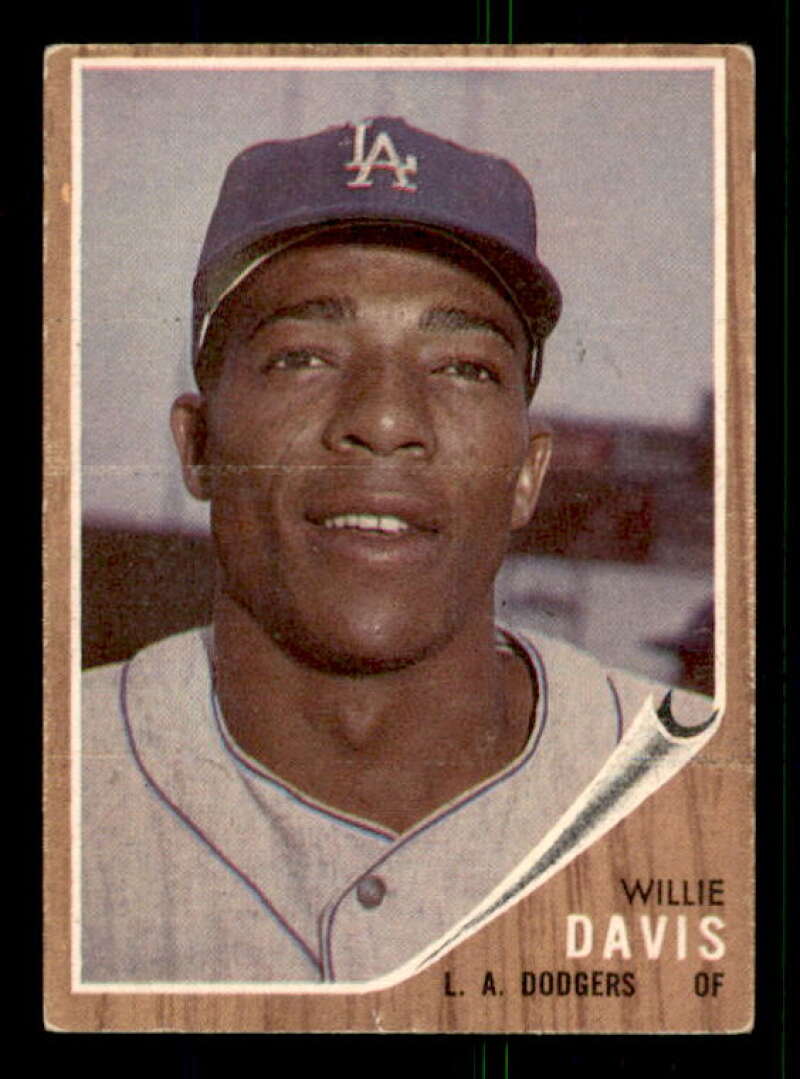 Willie Davis Card 1962 Topps #108 Image 1