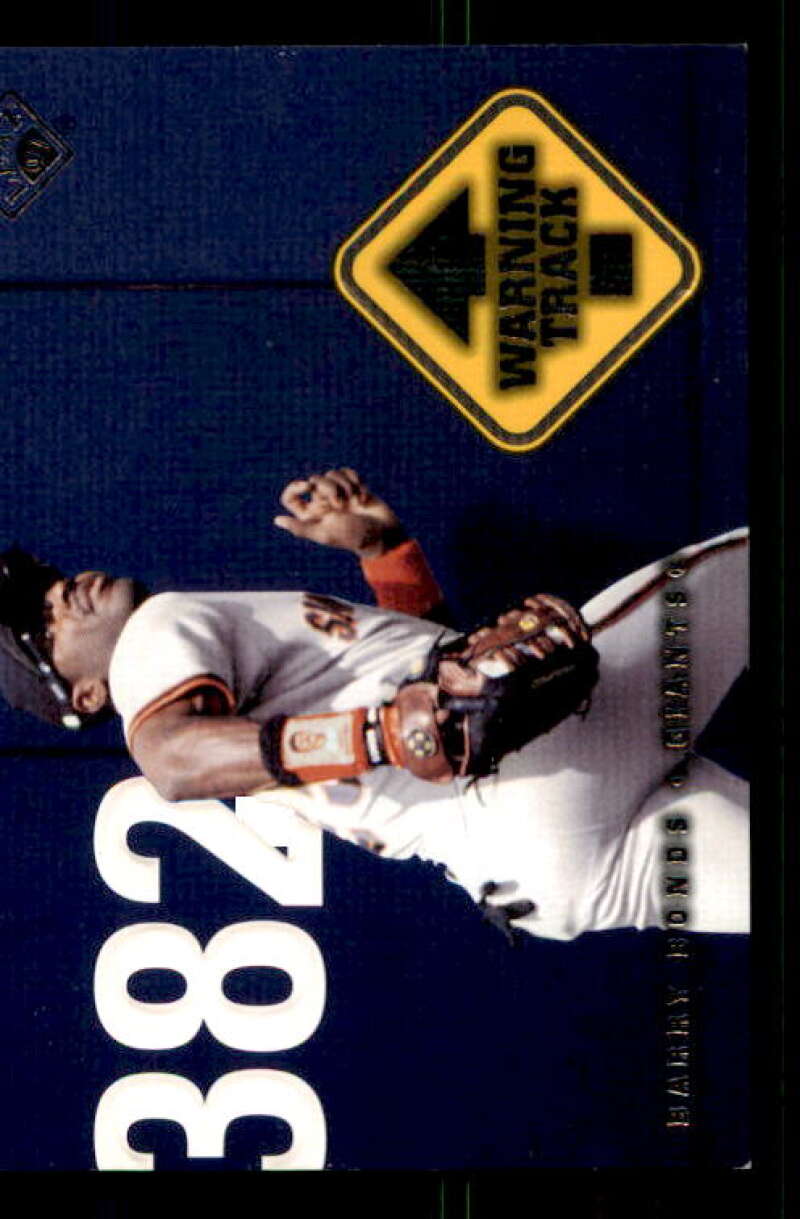 Barry Bonds Card 1997 Leaf Warning Track #3 Image 1