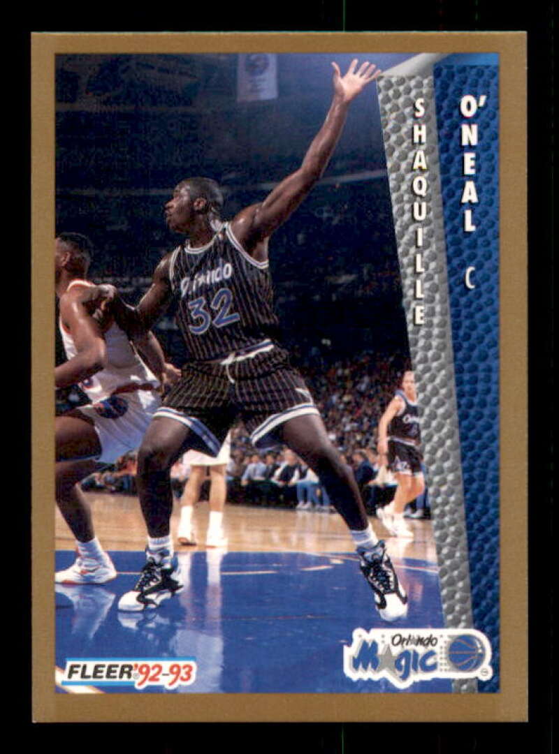 Shaquille O'Neal Rookie Card 1992-93 Fleer #401 Image 1