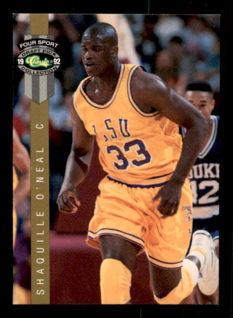 Shaquille O'Neal Rookie Card 1992 Classic Four Sport LPs #LP8 Image 1