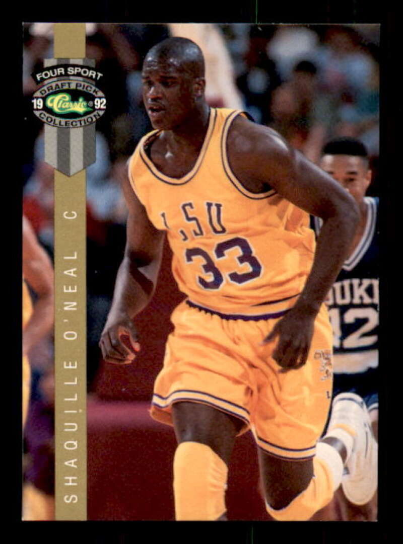 Shaquille O'Neal Rookie Card 1992 Classic Four Sport LPs #LP8 Image 1