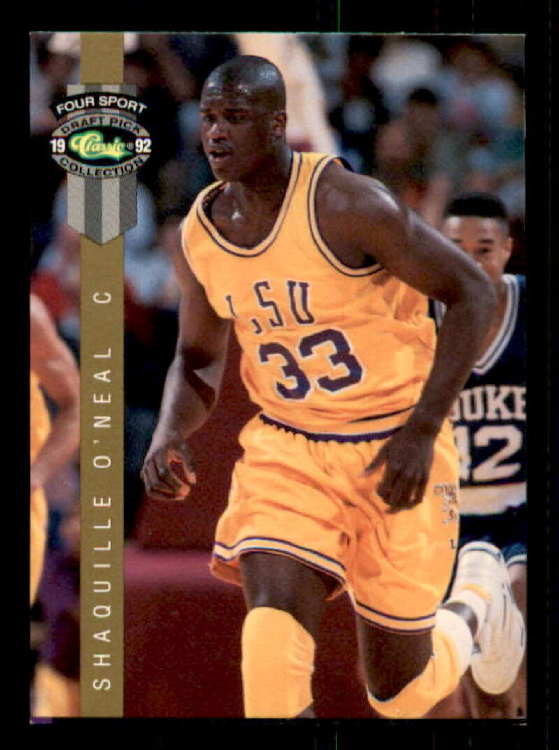 Shaquille O'Neal Rookie Card 1992 Classic Four Sport LPs #LP8 Image 1