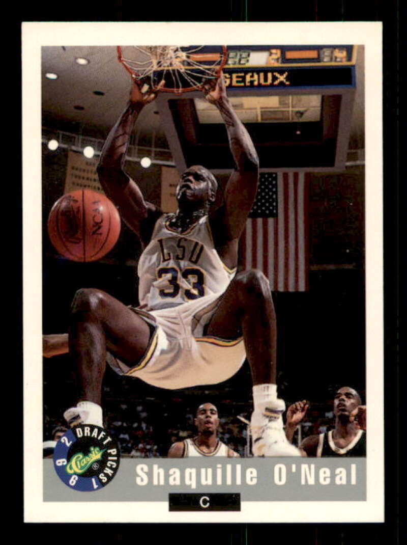 Shaquille O'Neal Rookie Card 1992 Classic #1 Image 1