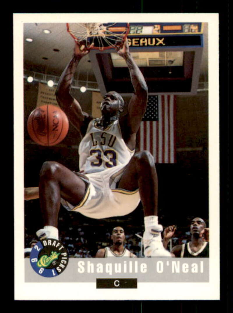 Shaquille O'Neal Rookie Card 1992 Classic #1 Image 1