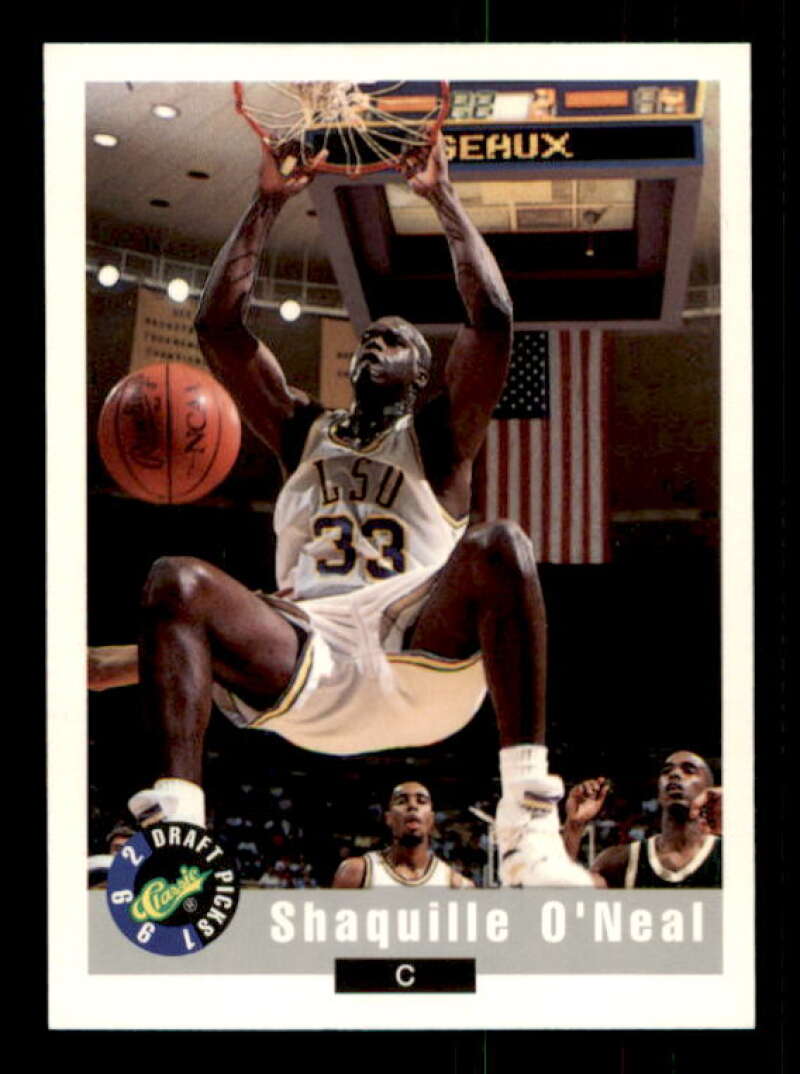 Shaquille O'Neal Rookie Card 1992 Classic #1 Image 1