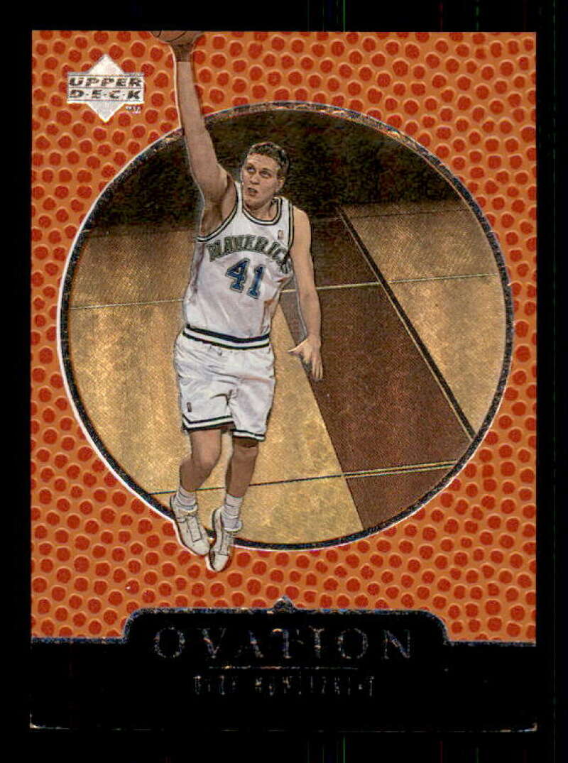 Dirk Nowitzki Rookie Card 1998-99 Upper Deck Ovation #79 Image 1